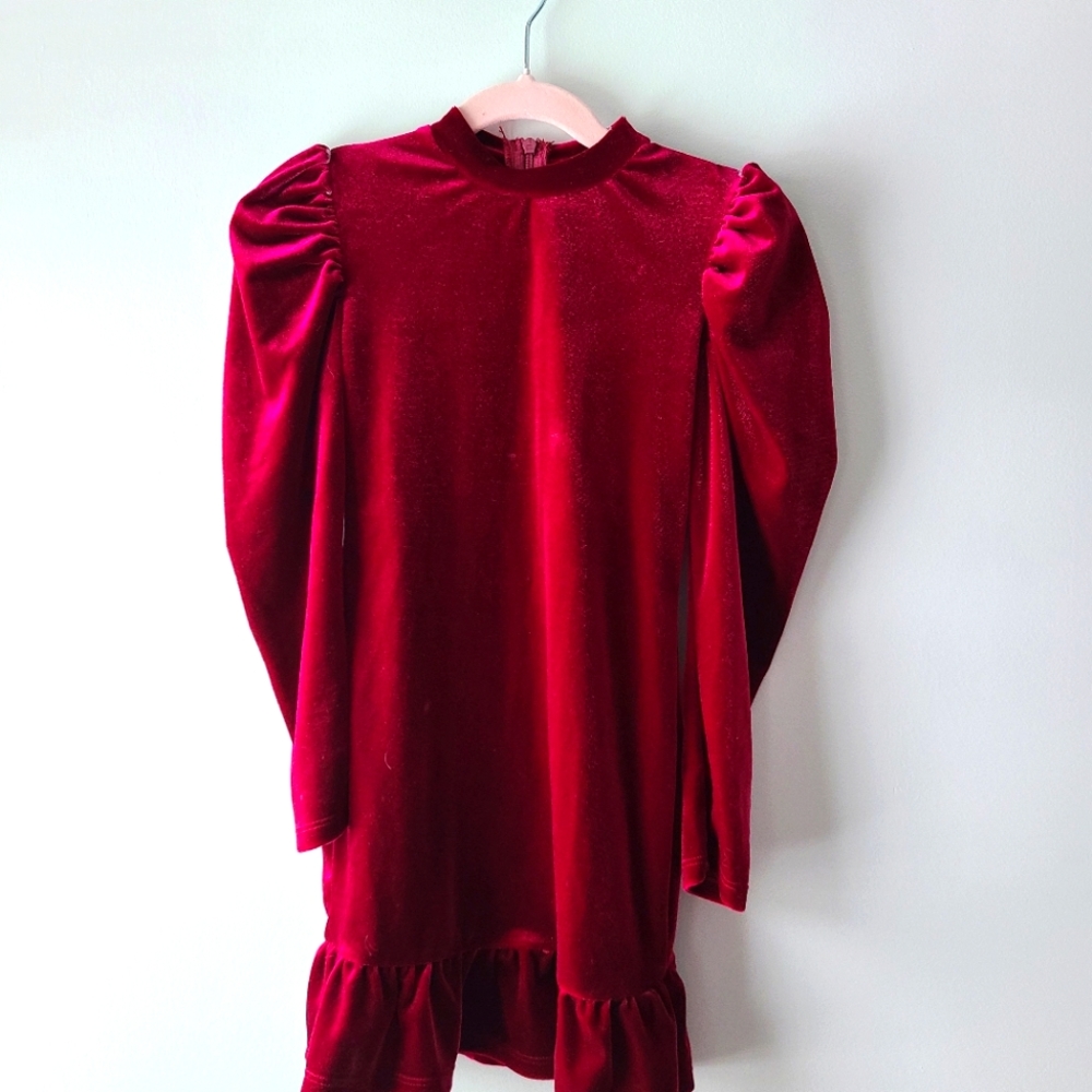 Velvet dress for girls